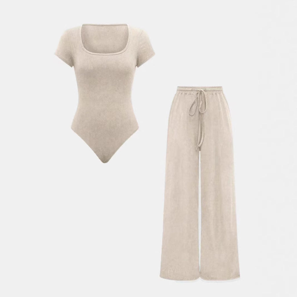 Women's Casual Knit Two-Piece Set