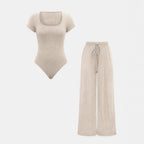 Women's Casual Knit Two-Piece Set