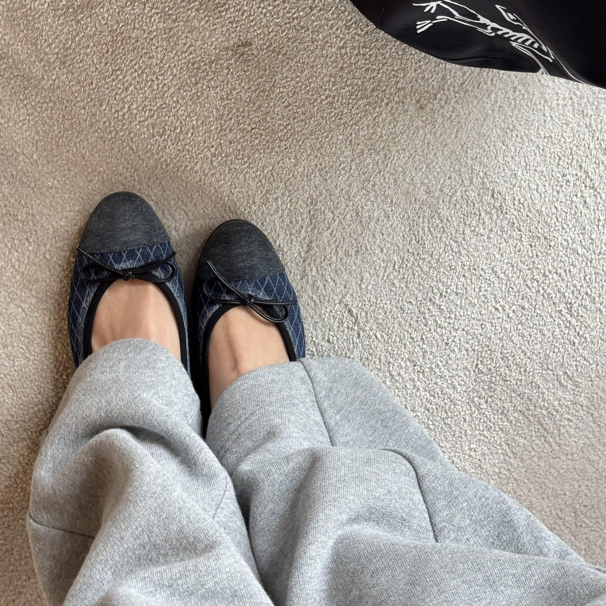 Women's Ballet Flats with Bow Detail