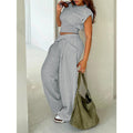 Women's Jogging Suit with Oversized Cut and Trendy Details