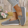 Women's Breathable Slip-On Sneakers with Elastic Inserts and Comfortable Footbed