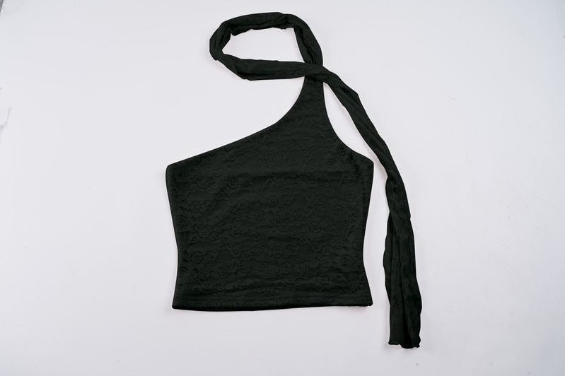 Women's Asymmetrical Neck Detail Top