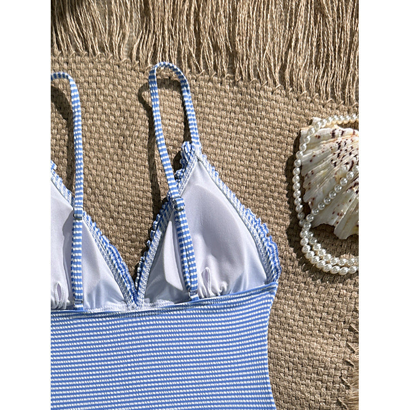 Women's Aesthetic Swimsuit with Detailed Accents
