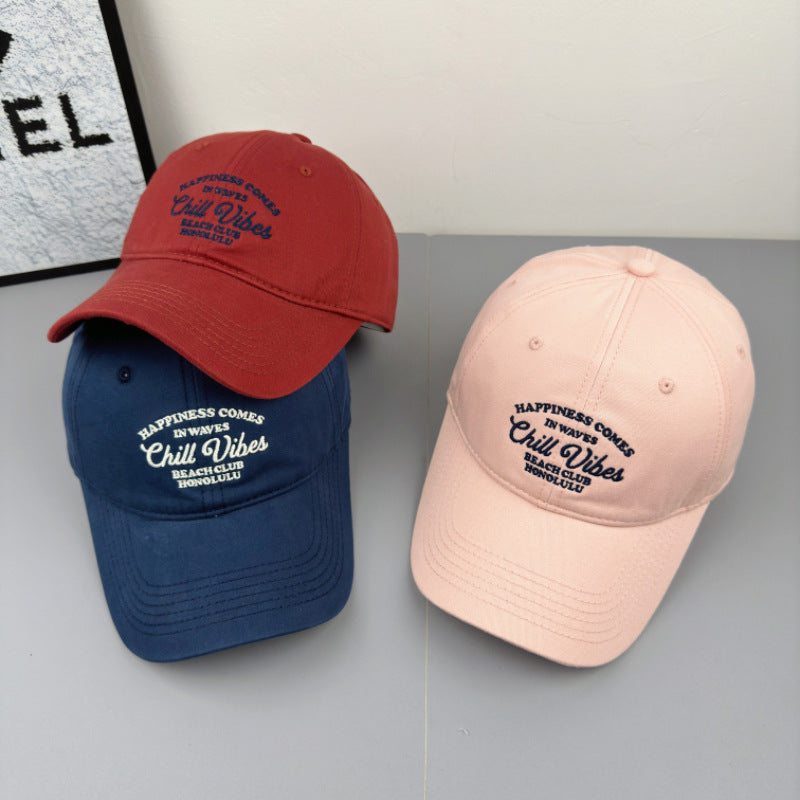 Men's Embroidered Chill Vibes Baseball Cap