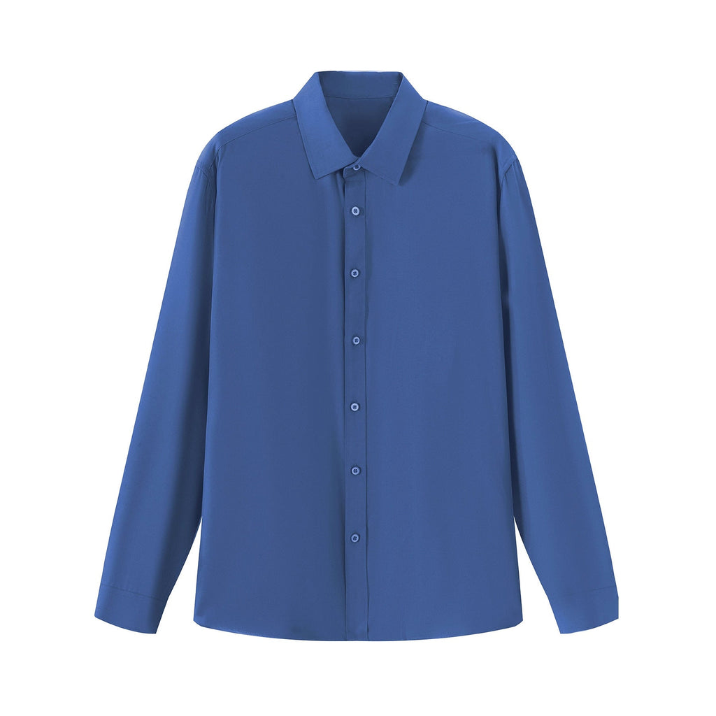 Women's Elegant Long-Sleeve Shirt in High-Quality Fabric with Slim Fit