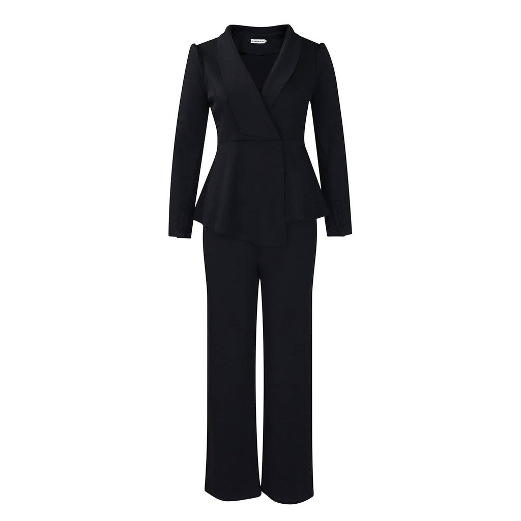 Elegant Blazer and Trousers Set