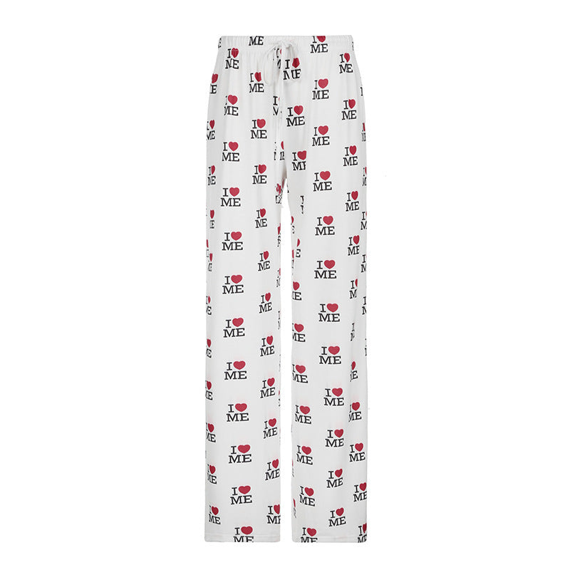 Women's Comfortable Lounge Pants with Unique Motif