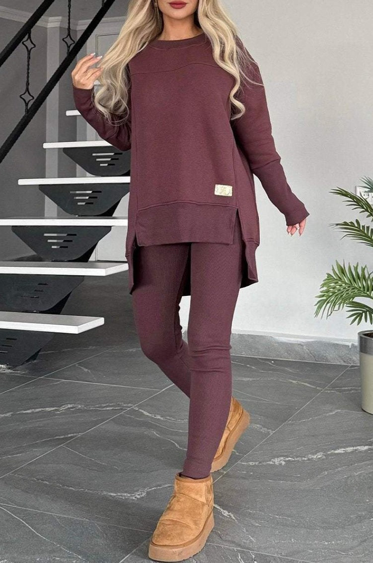 Women's Comfortable Lounge Set with Modern Oversized Cut