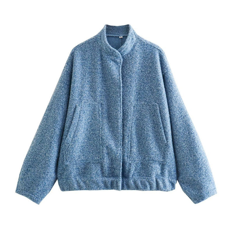 Women's Oversized Soft Wool-Blend Jacket