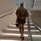 Women's Designer Blazer with Tie Belt