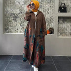 Women's Long Floral Blouse