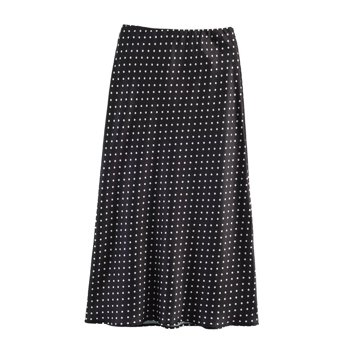 Women's Polka Dot Midi Skirt