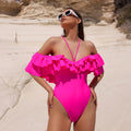 Women's Ruffled Swimsuit