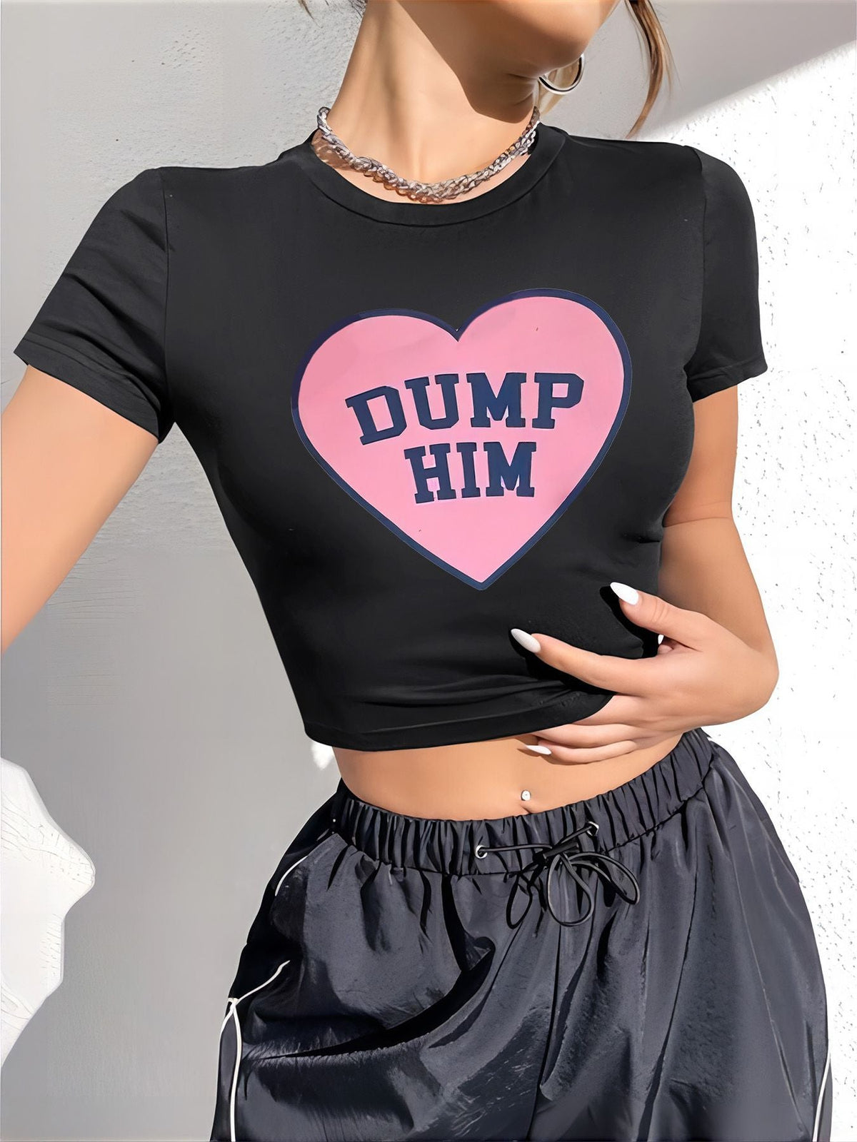 Women's Statement Crop T-Shirt