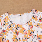Women's Blouse with Floral Design