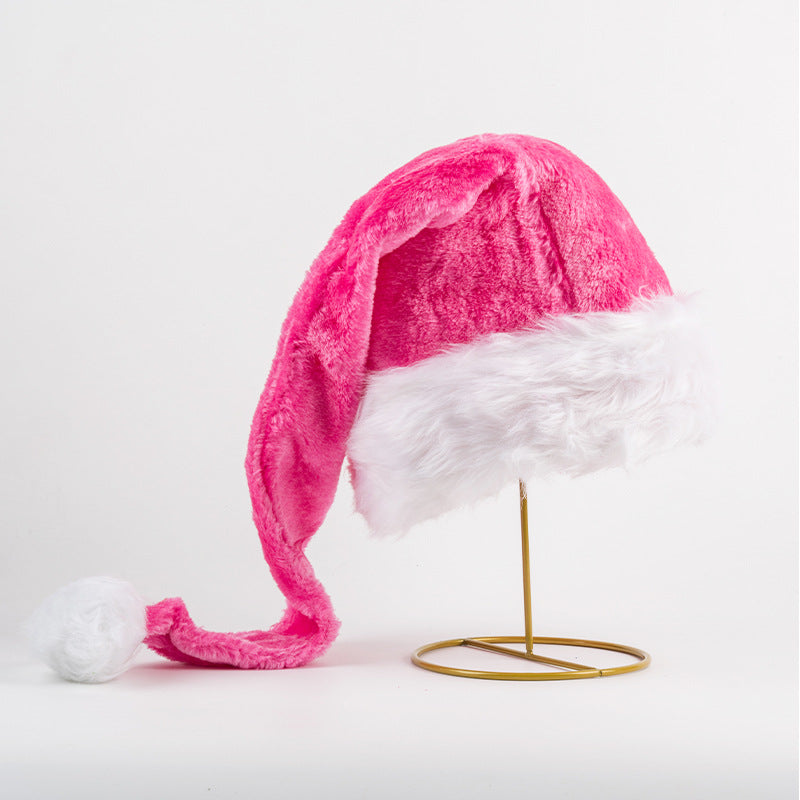 Bright Christmas Hat with Plush Trim