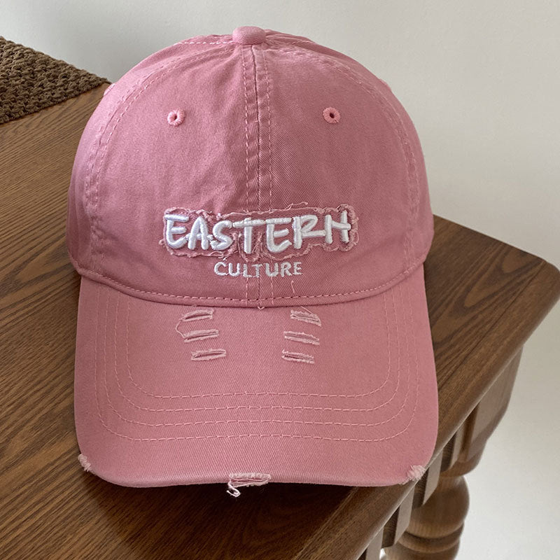 Men's Distressed Casual Cap