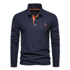 Men's Breathable Cotton Polo Shirt