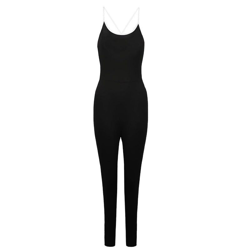 Women's Elegant Floor-Length Jumpsuit