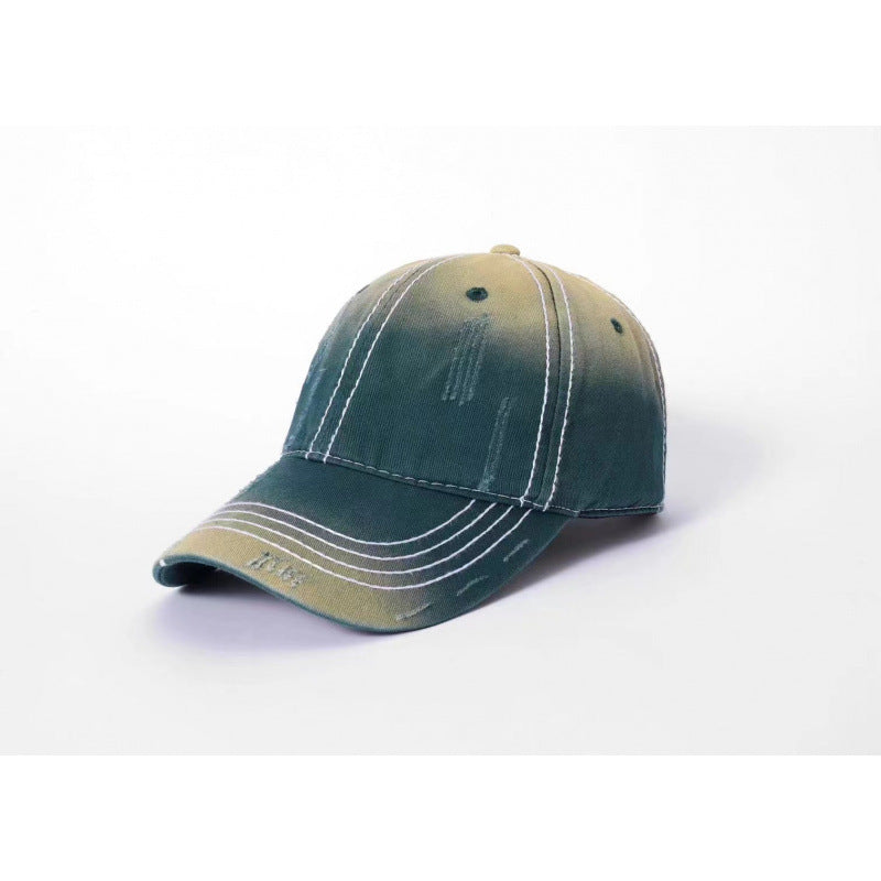 Men's Classic Distressed Cotton Baseball Cap