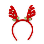 Festive Christmas Headband with Santa Figures