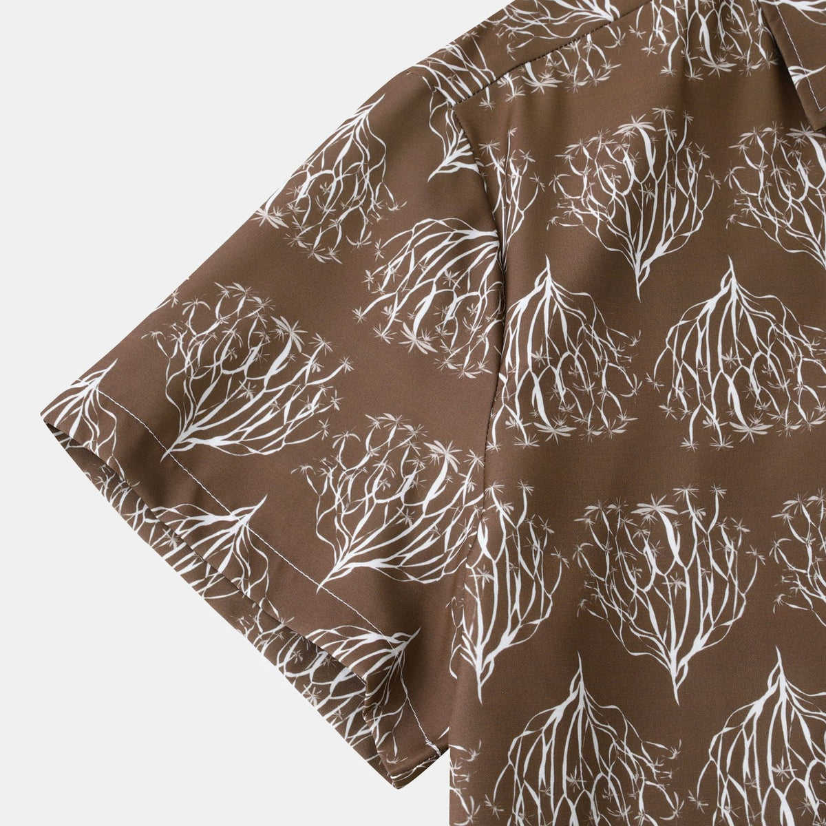 Women's Short-Sleeve Botanical Print Shirt