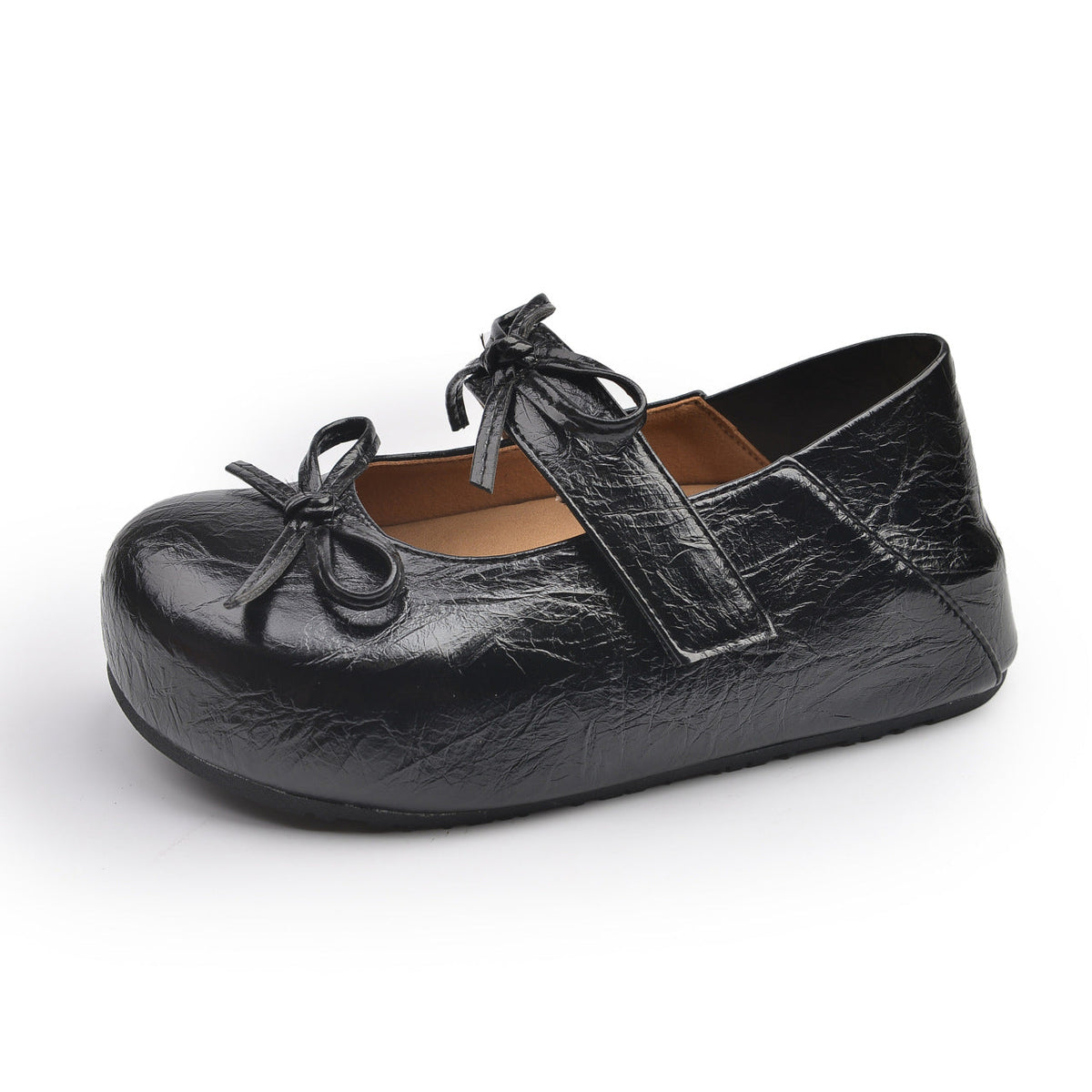 Women's Ballet Flats with Elegant Knot Closure and Non-Slip Sole