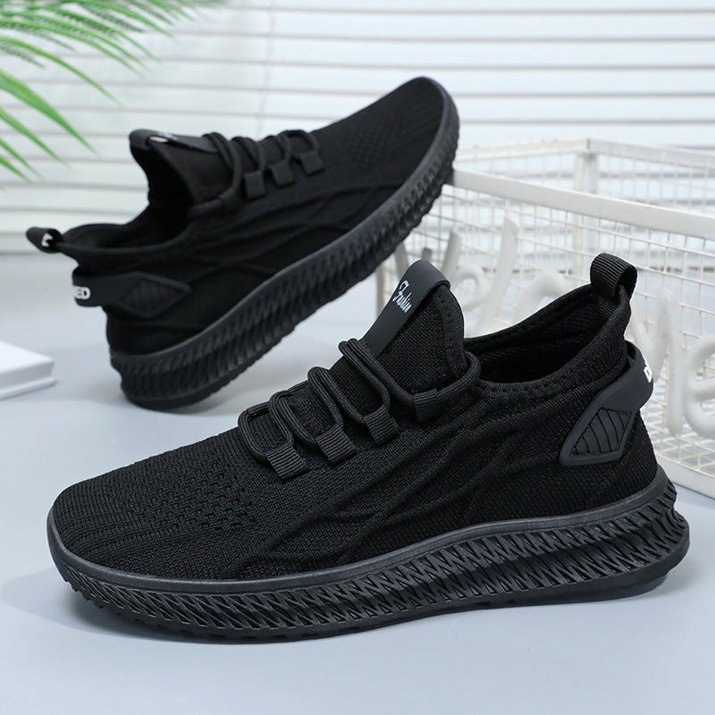 Women's Breathable Sport Sneakers with Elastic Upper and Cushioning Sole