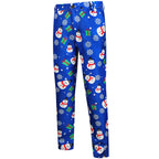 Women's Festive Suit Set with Luxurious Christmas Pattern