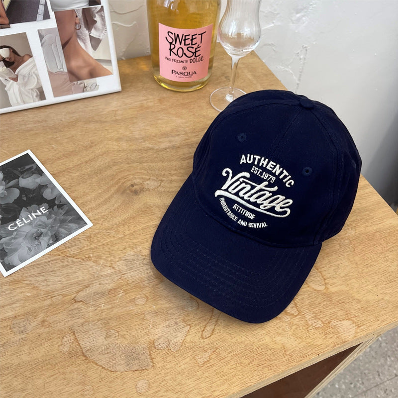 Men's Vintage-Inspired Cotton Baseball Cap