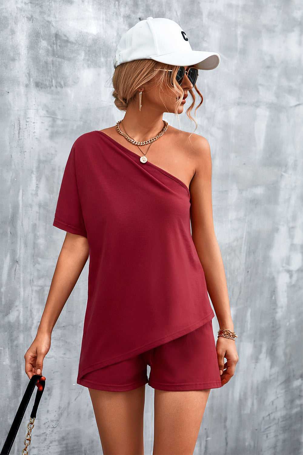 Women's Casual Asymmetrical Jumpsuit