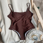 Women's Spaghetti Strap Shaping Swimsuit