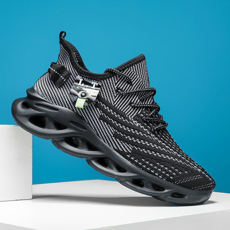 Women's Breathable Athletic Shoes with Cushioning Sole and Flexible Design