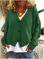 Oversized Cardigan with Button Details