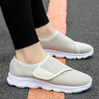 Women's Breathable Slip-On Sneakers with Elastic Strap