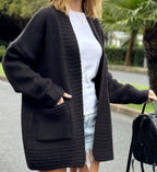 Women's Chunky Knit Cardigan with Pockets