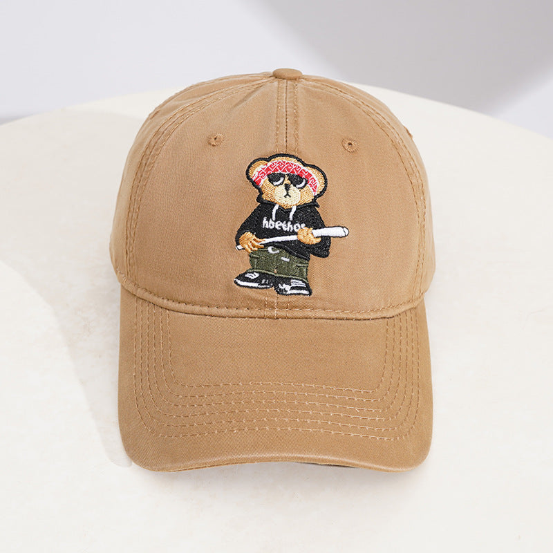 Men's Embroidered Cartoon Character Baseball Cap