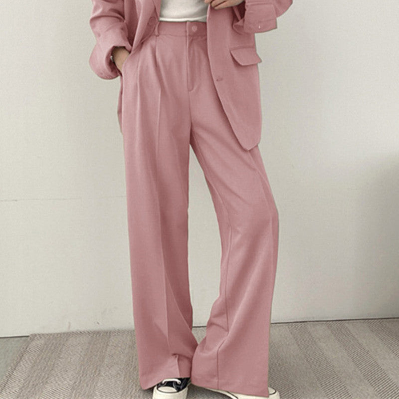 Women's Elegant Wide-Cut Blazer Set
