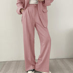 Women's Elegant Wide-Cut Blazer Set