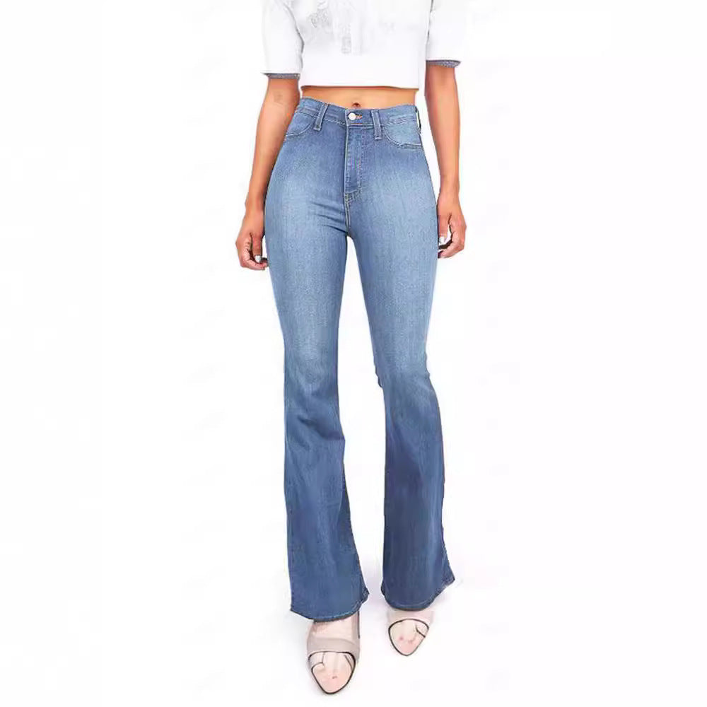 Women's High-Waisted Bootcut Jeans
