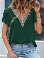 Women's Blouse with Lace