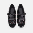 Women's Ballet Flats with Elegant Buckle Accent