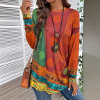 Women's Artfully Designed Long-Sleeve Shirt