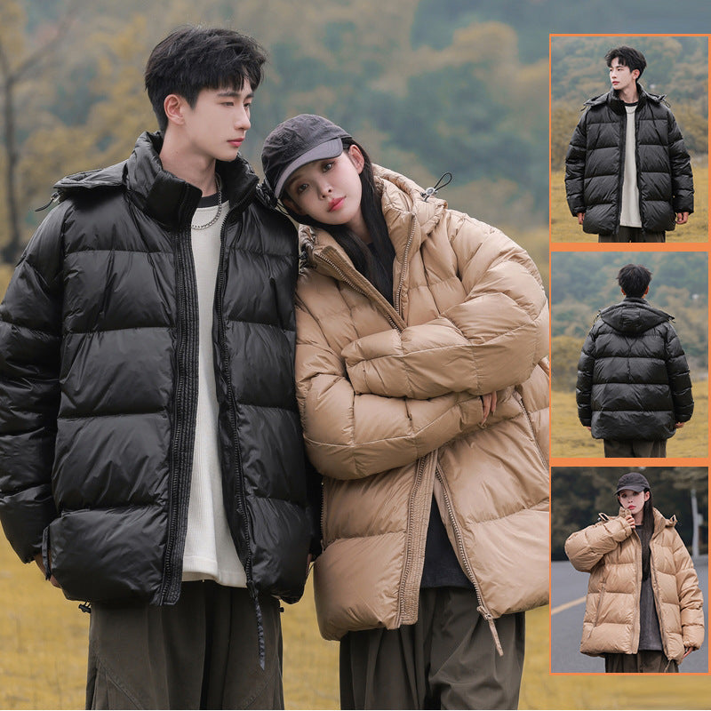 Women's Fashionable Puffer Parka with Adjustable Hood System and Soft Lining