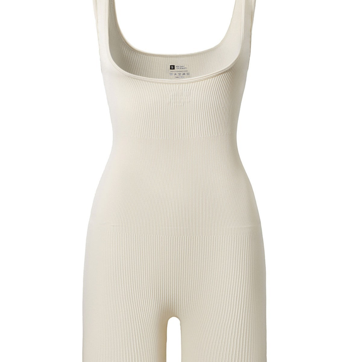 Women's Form-Fitting Onesie with Wide Straps
