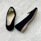 Women's Ballet Flats with Delicate Butterfly Design