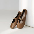 Women's Ballet Flats with Bow Accent
