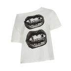 Women's Creative Oversized T-Shirt with Graphic Print
