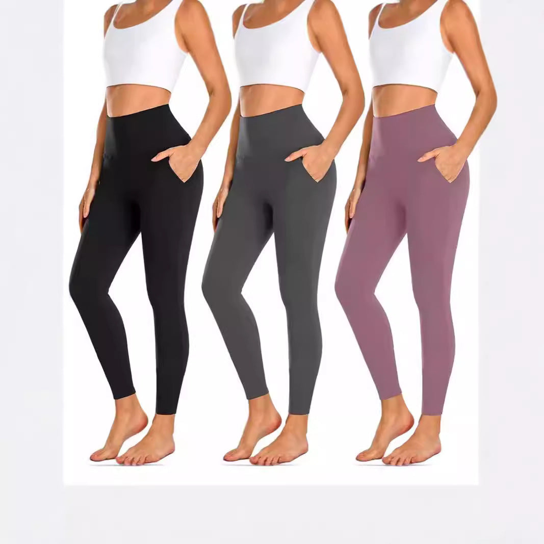 Women's High-Waisted Sport Leggings with Pockets