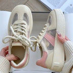 Women's Breathable Sneakers with Comfort Lacing and Durable Design